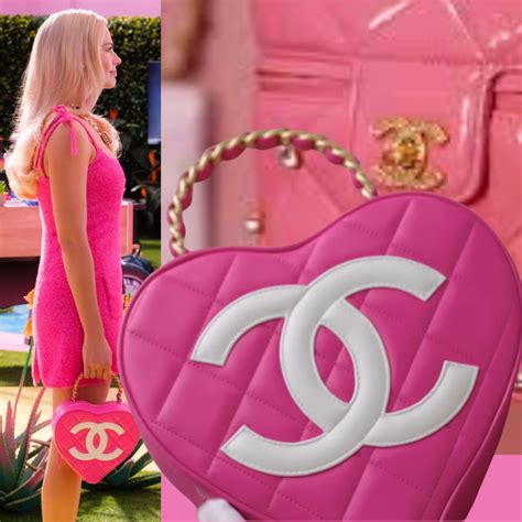 borsa chanel cuore barbie|Barbie movie Chanel purses.